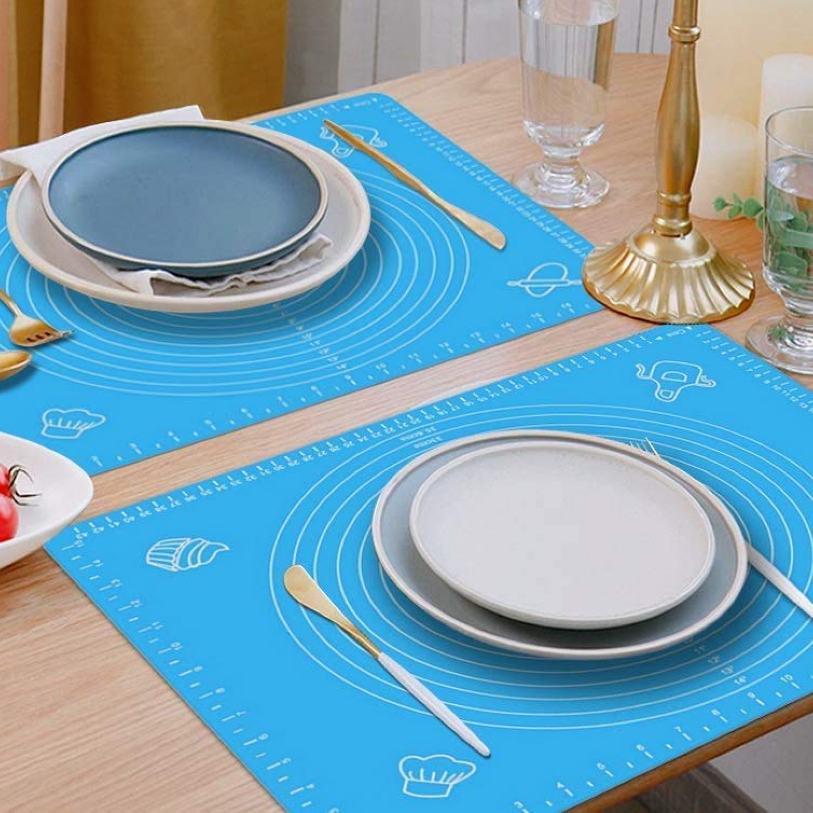 DeoDap Silicone Baking Mat Rolling Mat - packaging