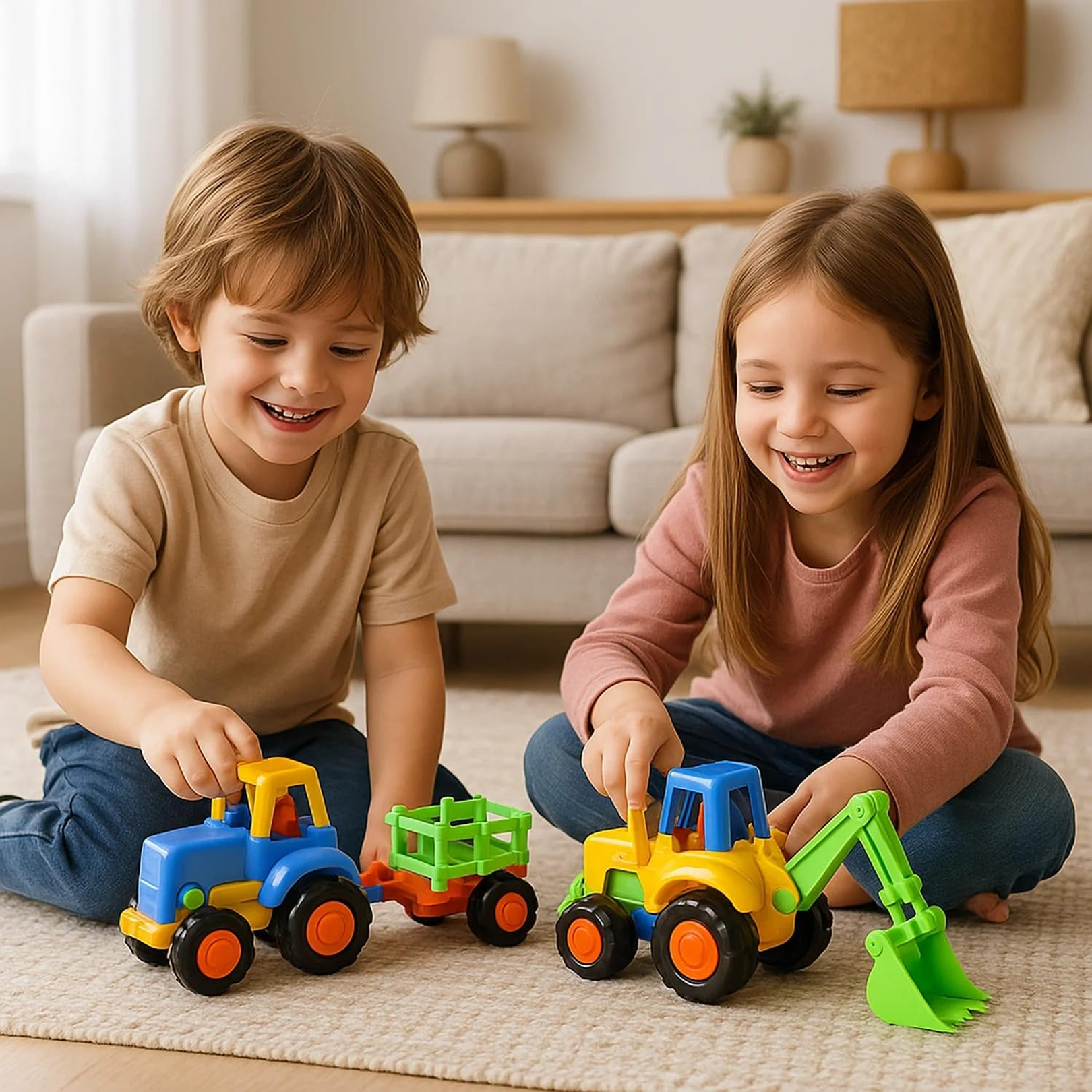 Funwoods Construction Vehicle Toy Set