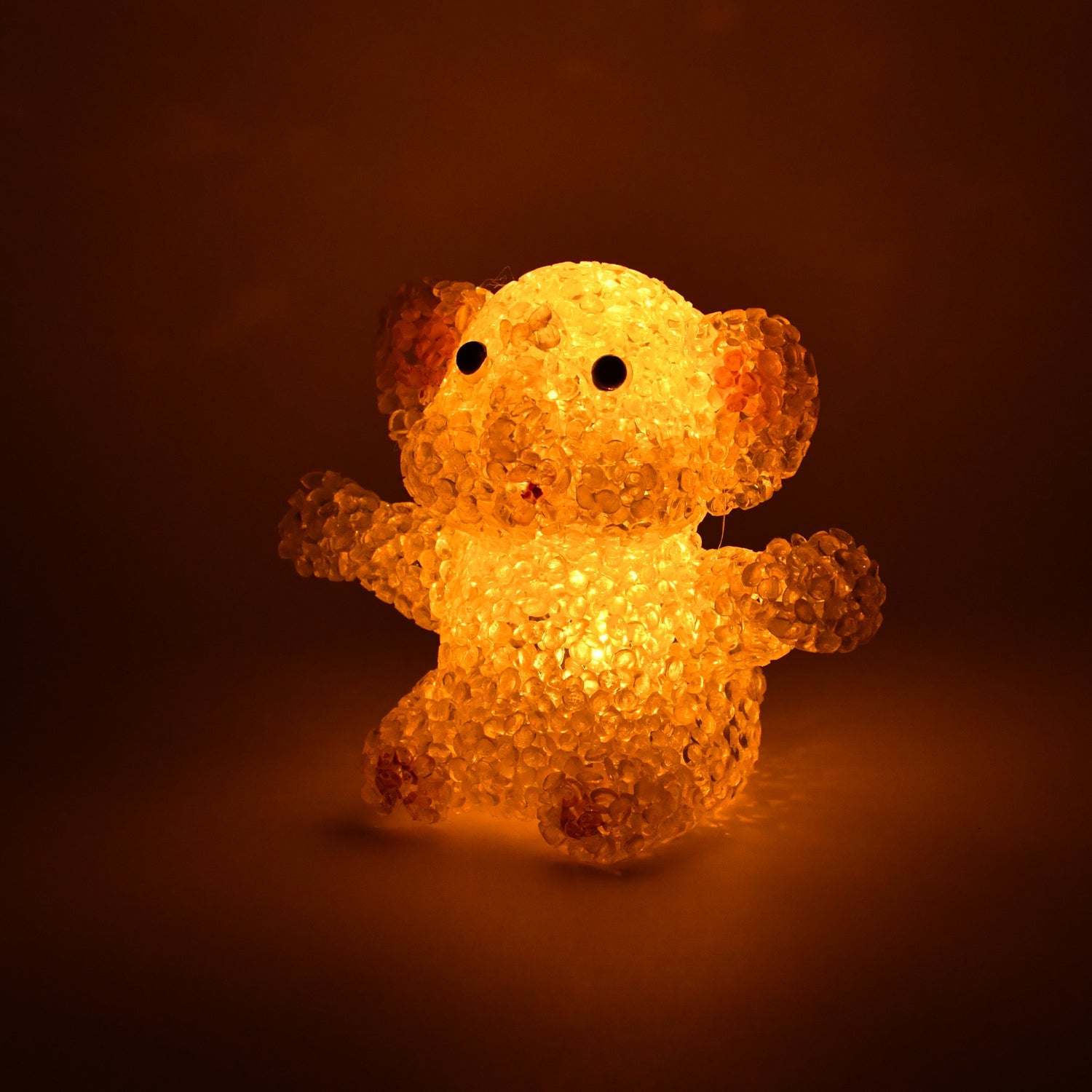 Cartoon Shape Crystal LED Night Light Lamp â€“ Cute Glowing Animal Decorative Light (1 Pc)