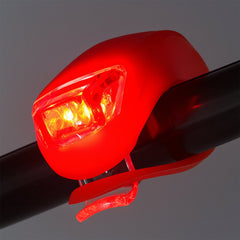 Silicone LED Bike Light Set with waterproof design