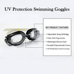 UV Protection Swimming Goggles (1 Pc)