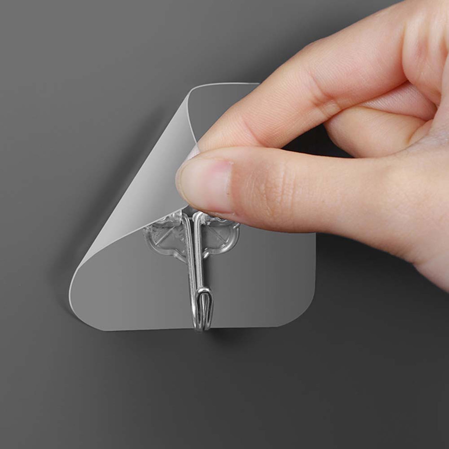 Close-up detailed view of sticky hook