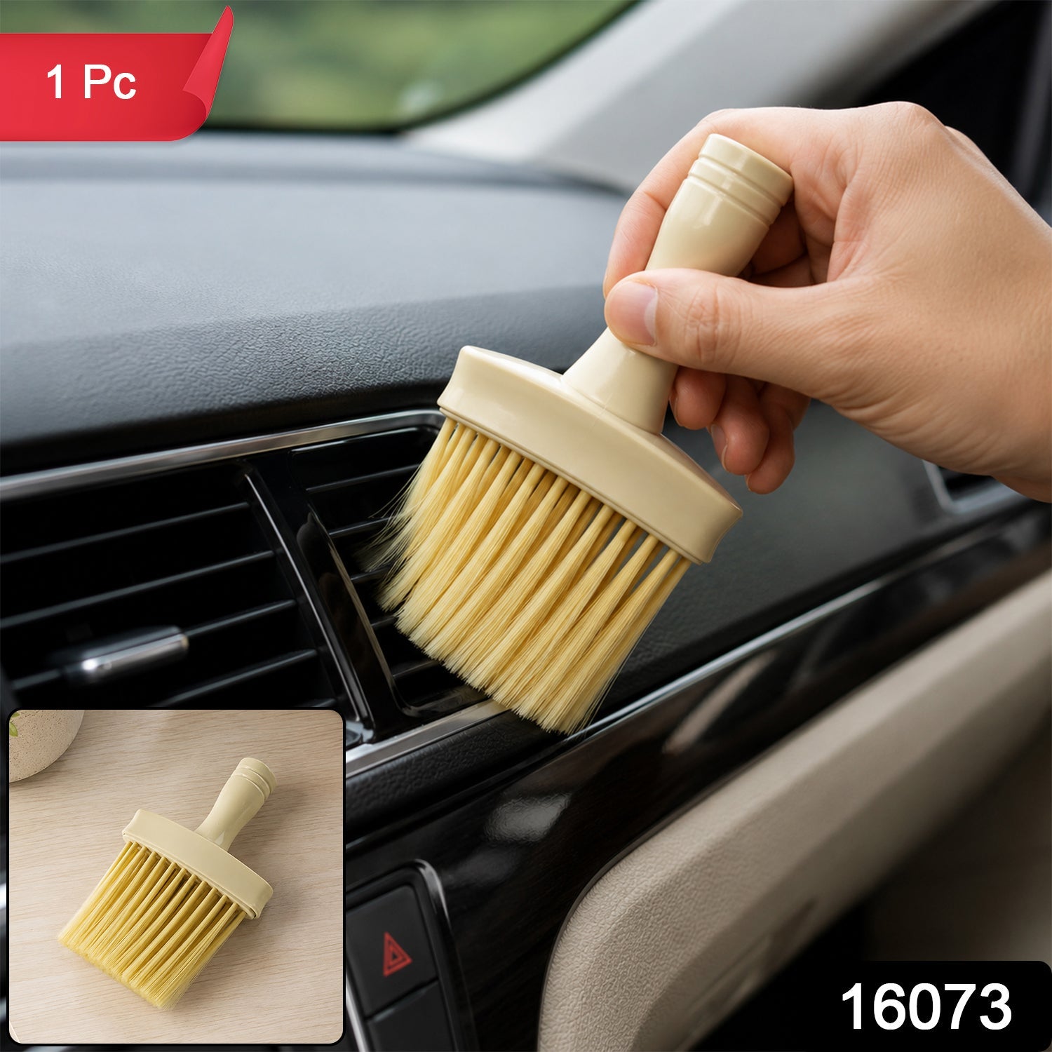 Multipurpose dust cleaning brush with grip handle, 1 piece