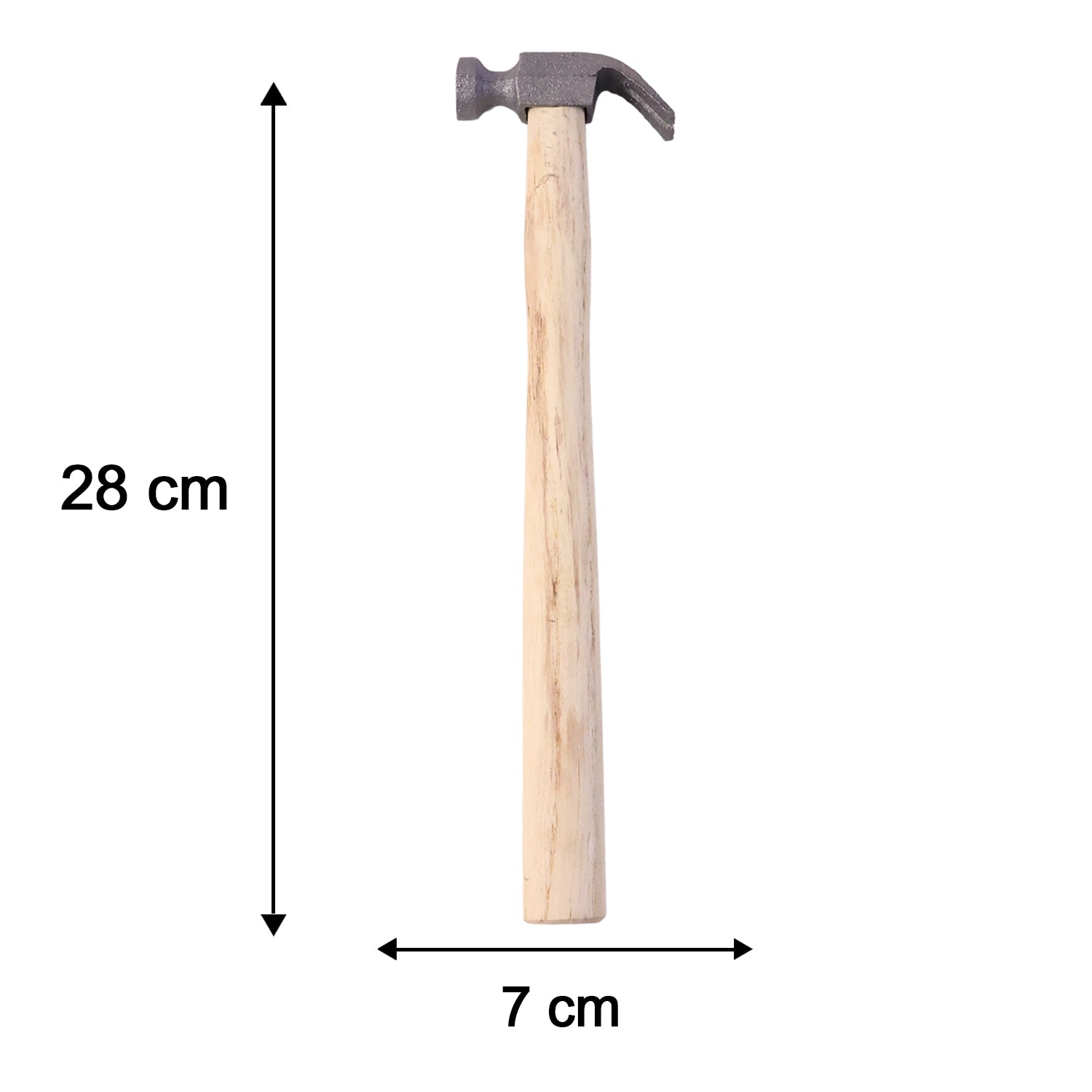 Dimensions of wooden handle claw hammer