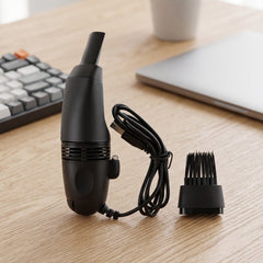 USB mini vacuum cleaner on white background