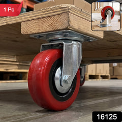 Trolley and furniture caster wheel, 1 piece