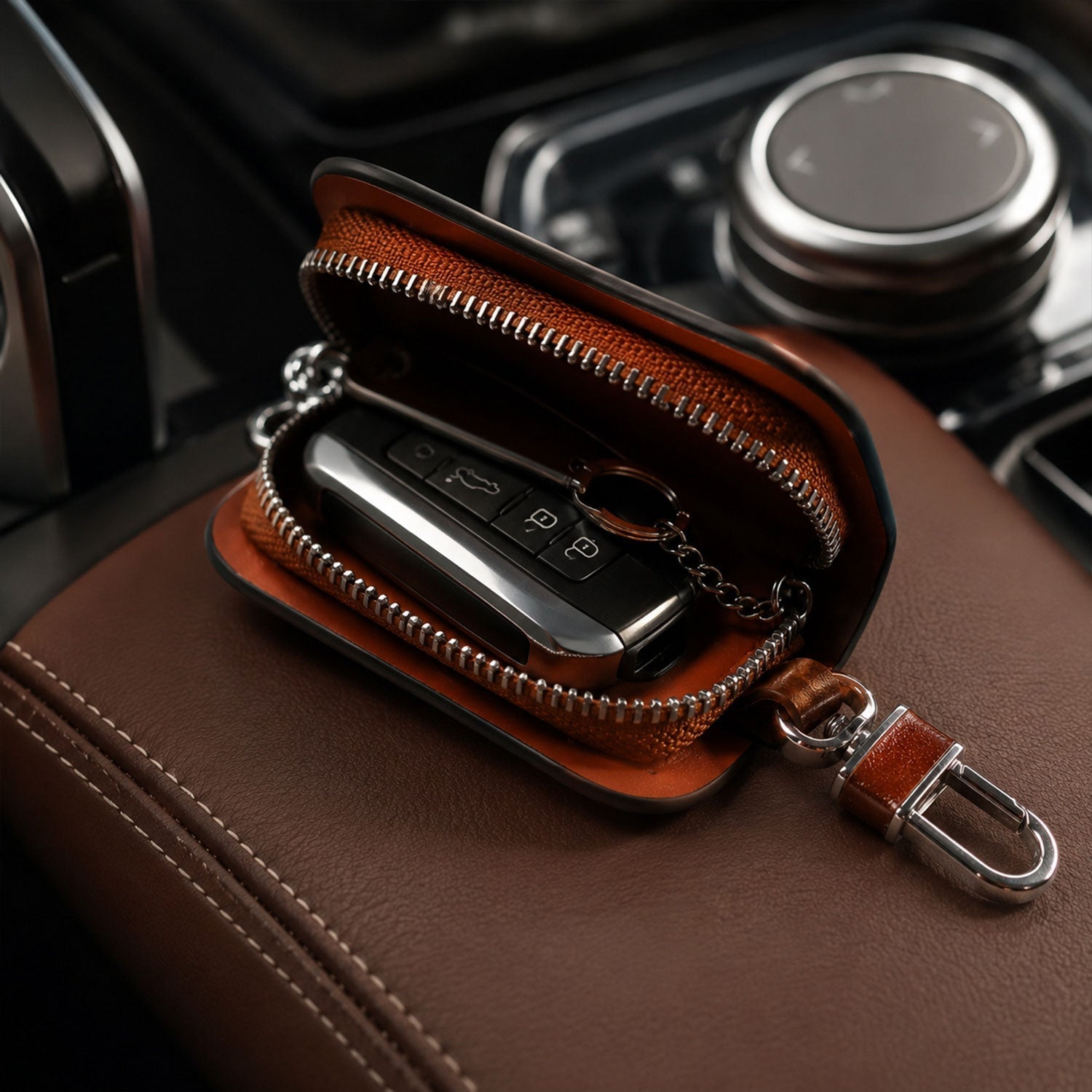 Smart remote holder zip clip