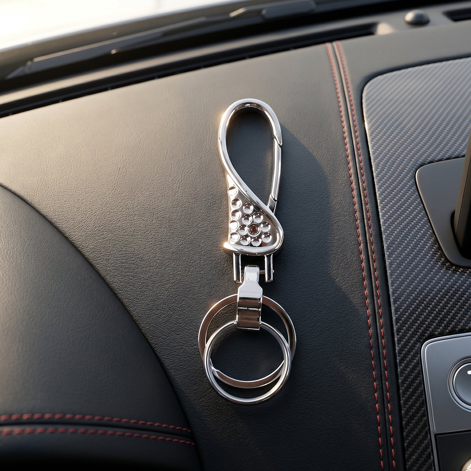 Key holder swivel hook use