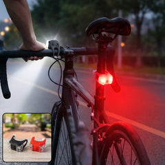 Silicone LED bike light set main image without SKU
