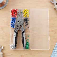 Crimping plier kit with terminal connectors