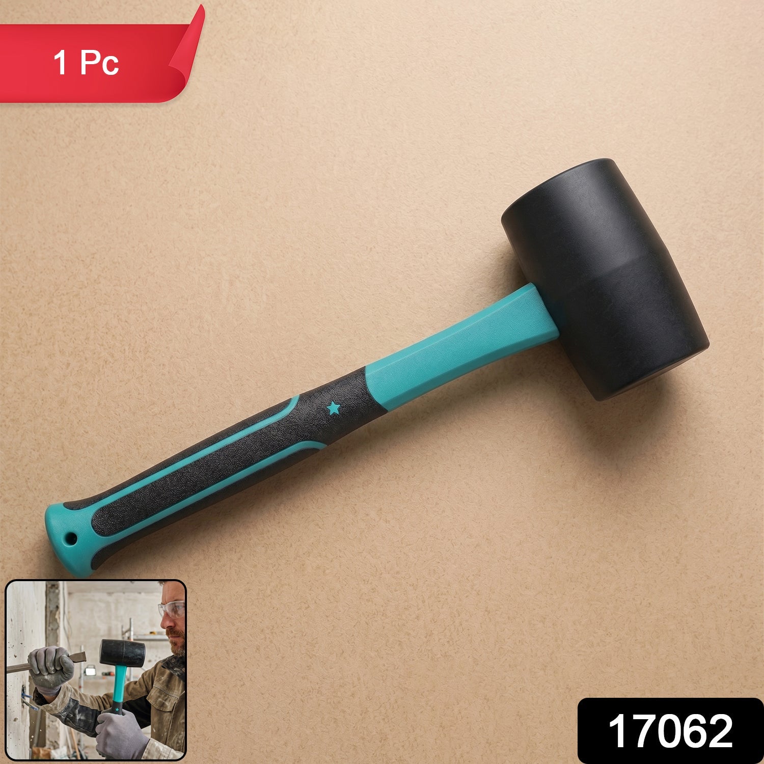 Sledge hammer rubber mallet pack