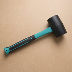 Rubber mallet fiberglass handle