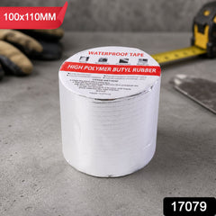 Close-up of waterproof tape for roof, gutter, and pipe sealing
