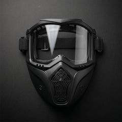 Protective Riding Goggles with Detachable Face Shield