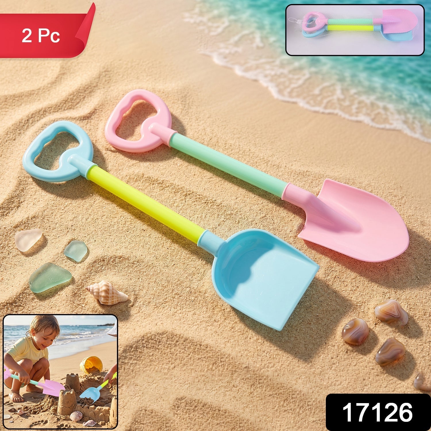 Sand shovel toy pack