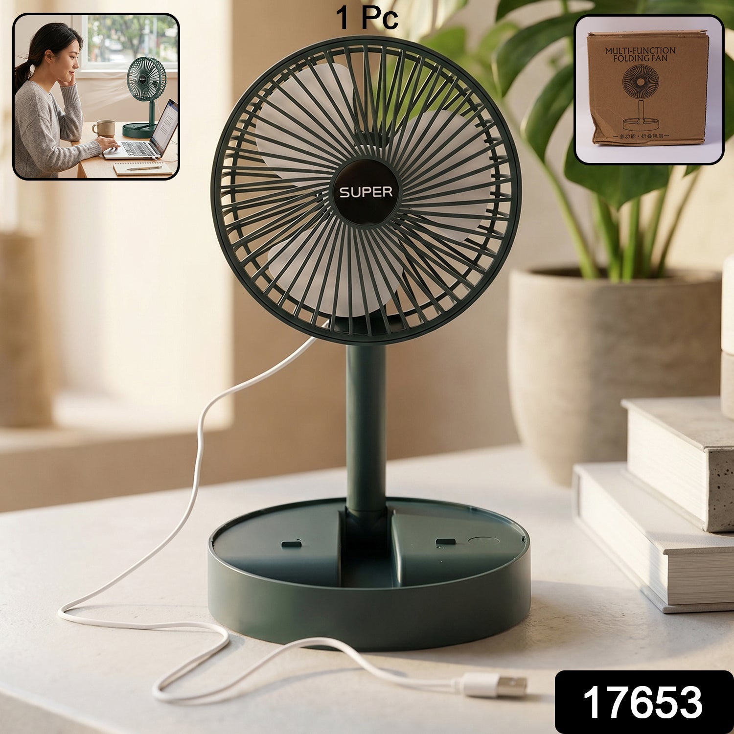 USB desk cooling fan pack