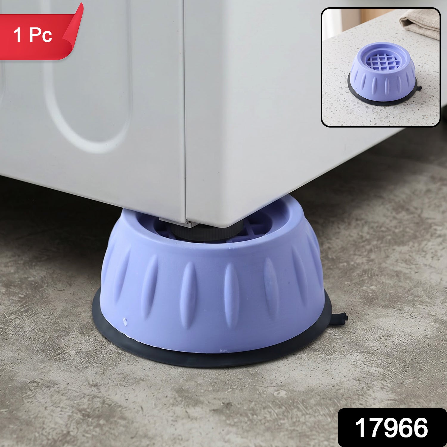 Anti vibration support pads for washing machines, 1 set