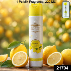 Air Freshener Spray bottle side view with label