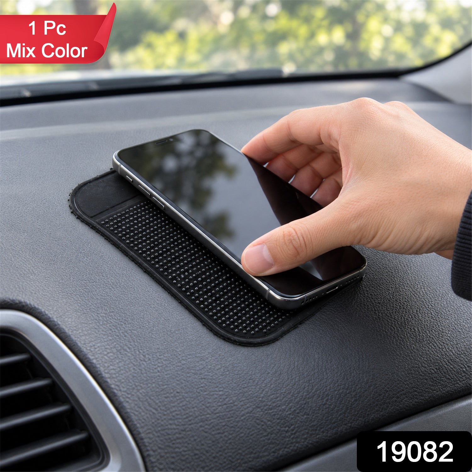 Large Transparent Non-Slip Silicone Dashboard Mat for Car