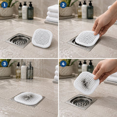 Flexible silicone floor drain cover strainer 1 pc - image 4