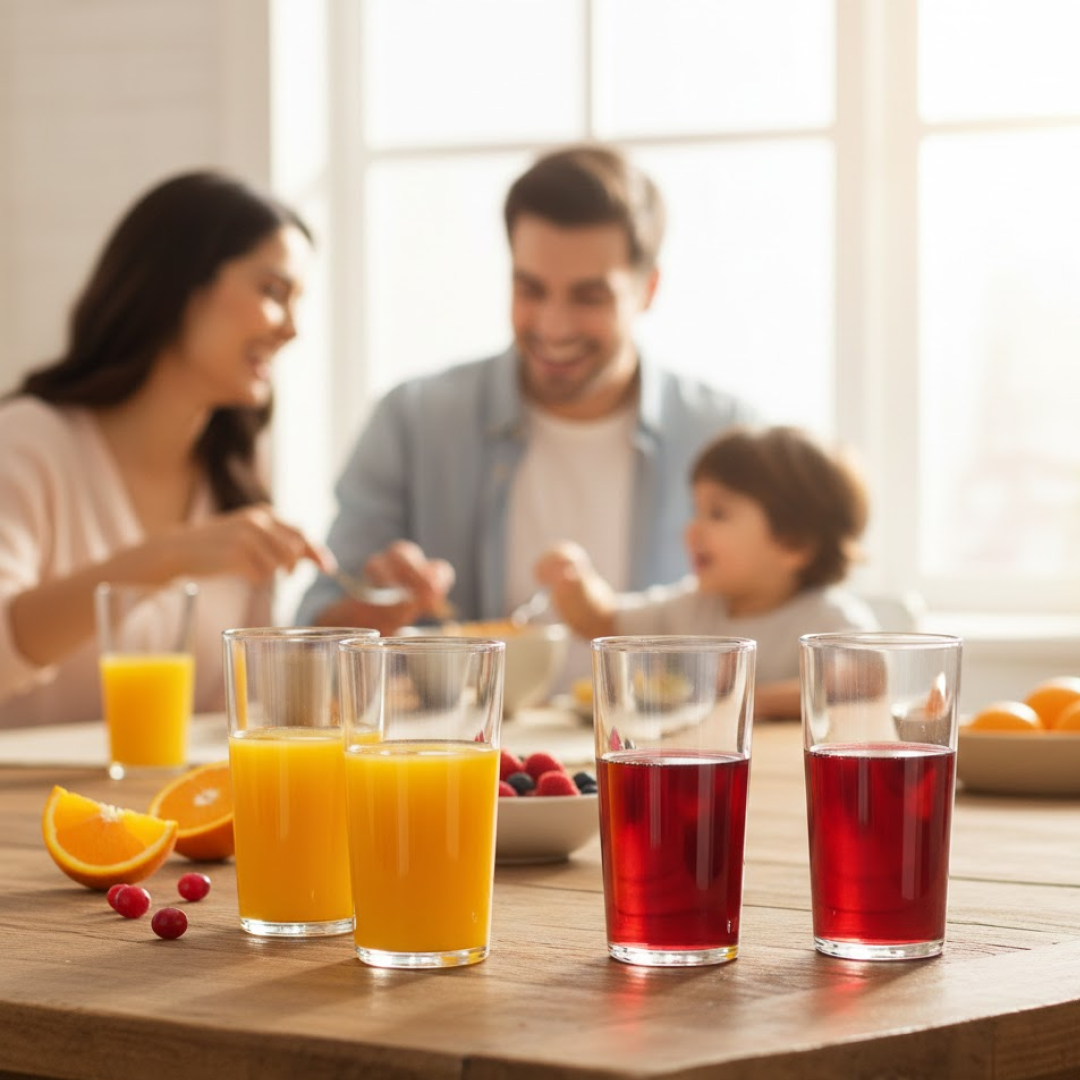 Ganesh Classic Glass transparent BPA-free cups