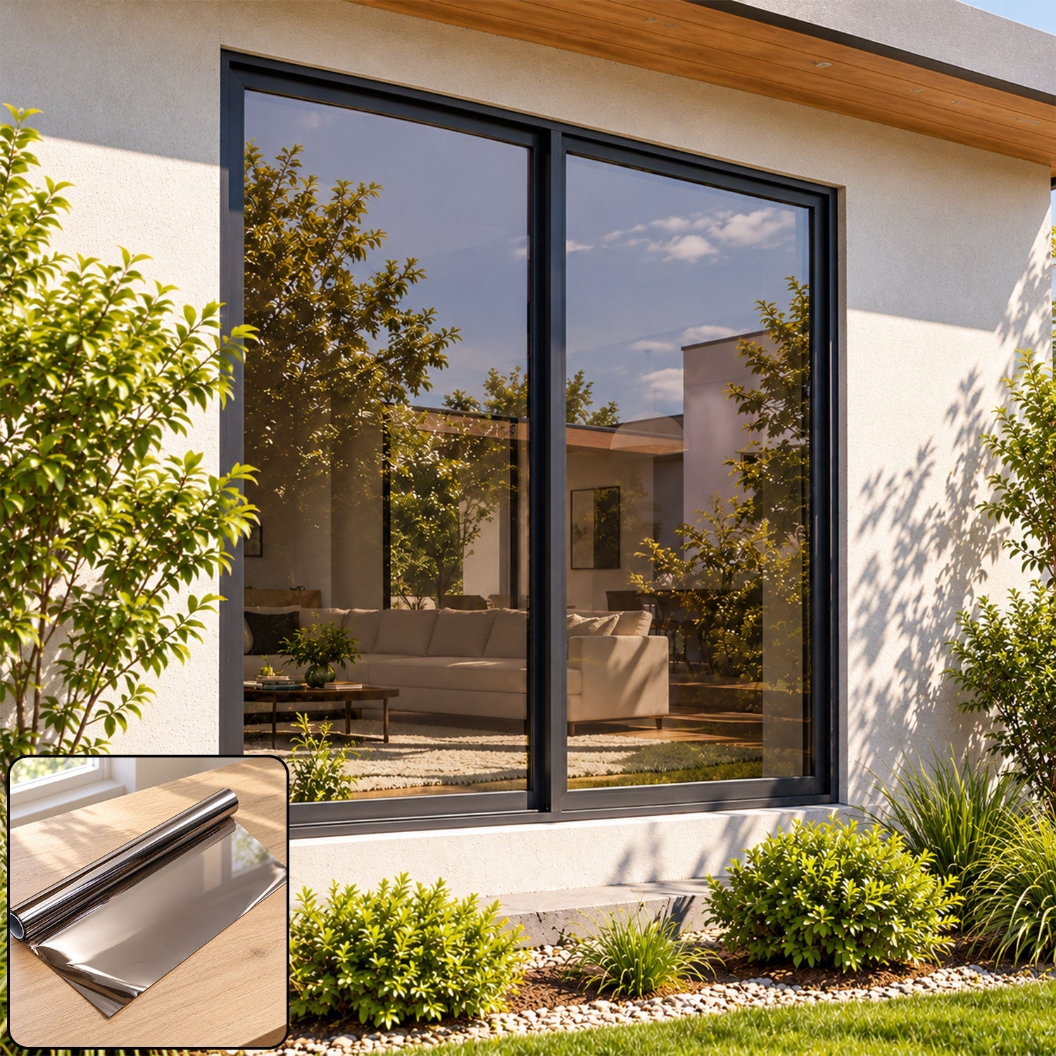 Self Adhesive Solar Glass Film
