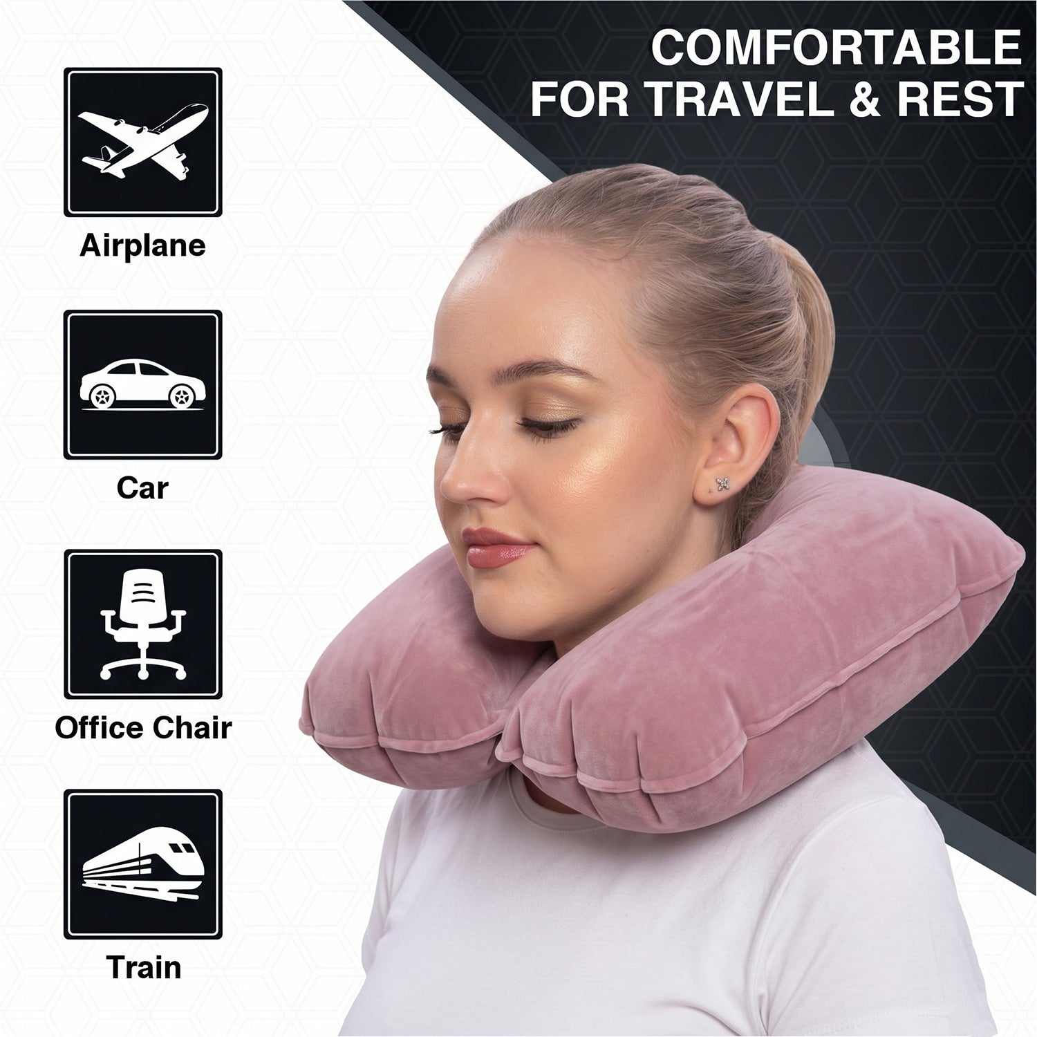 Neck pillow used for travel