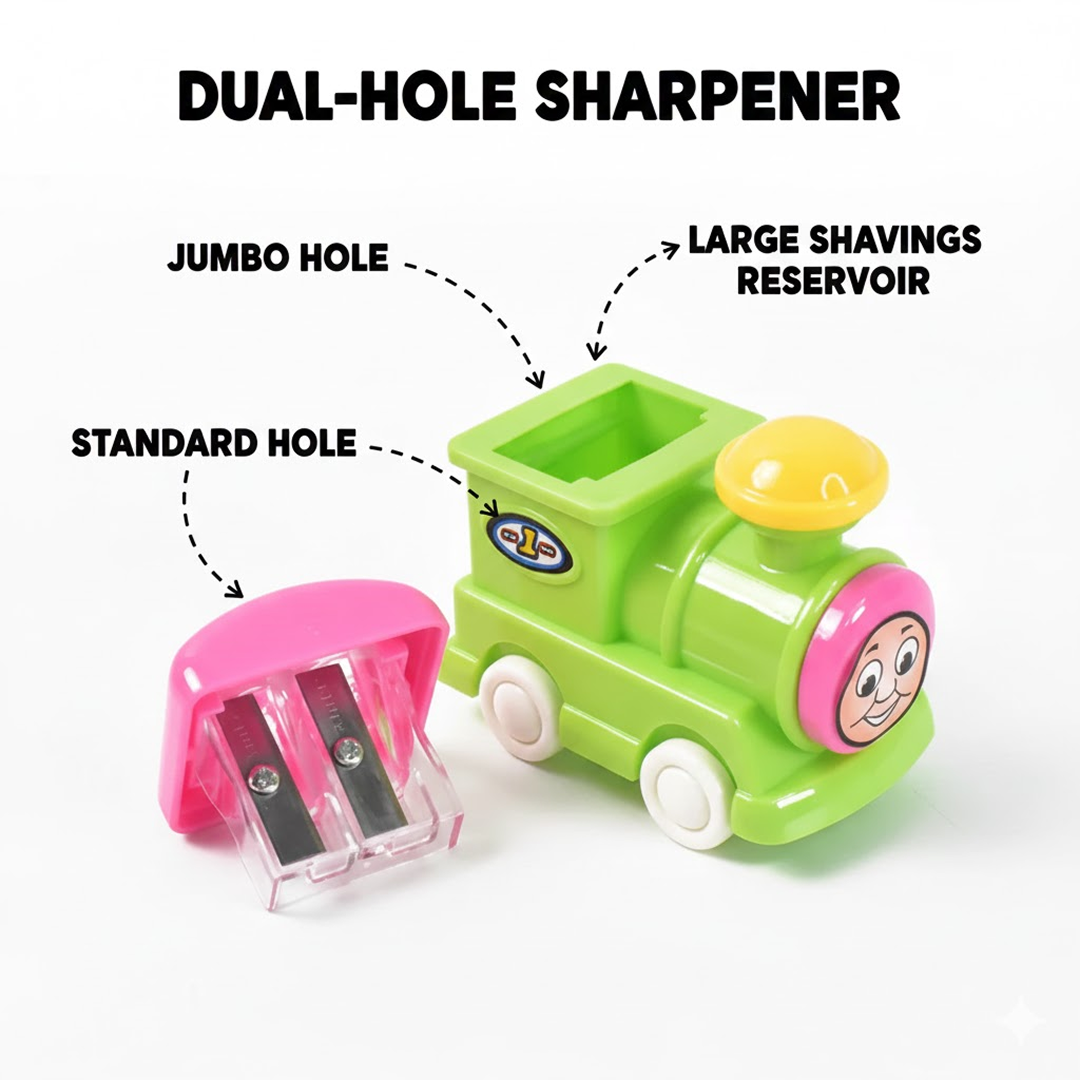 Top view of Thomas the Tank Engine pencil sharpener