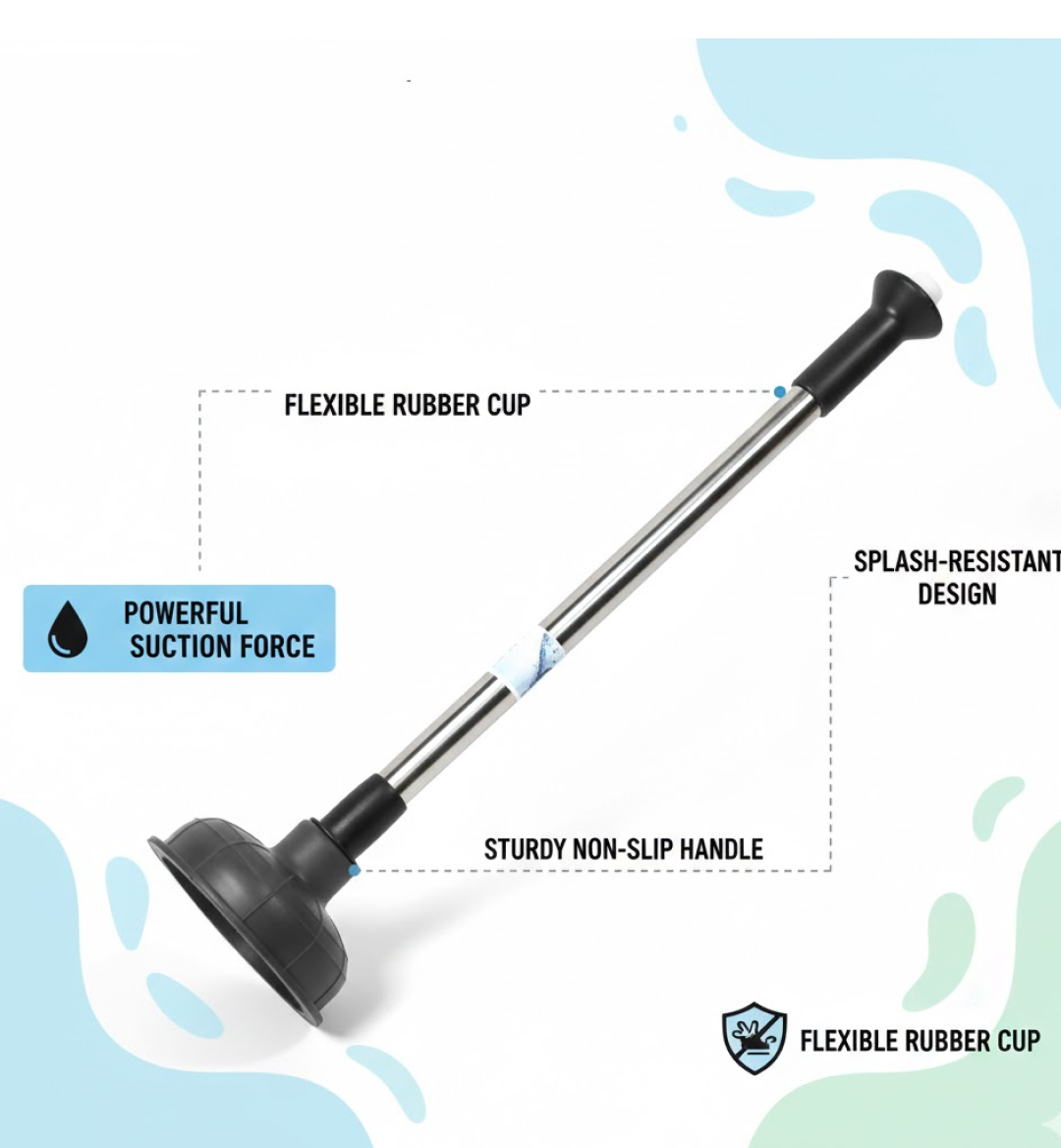 Diagram of drain unblocker pump dimensions and weight