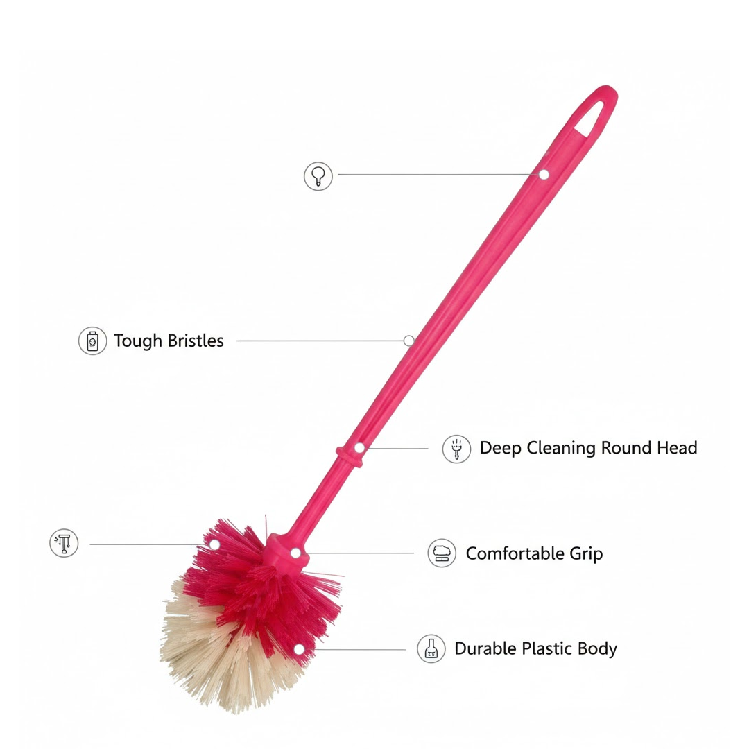 Close-up of brush bristles