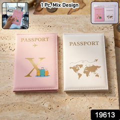 Compact passport holder wallet showing slots