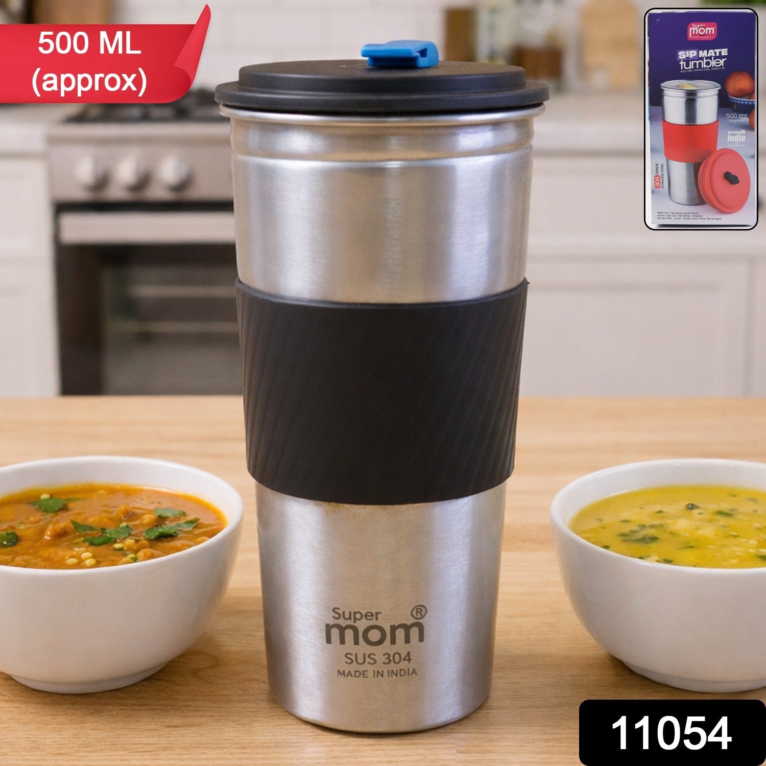 Stainless steel sip mate tumbler for hot and cold beverages