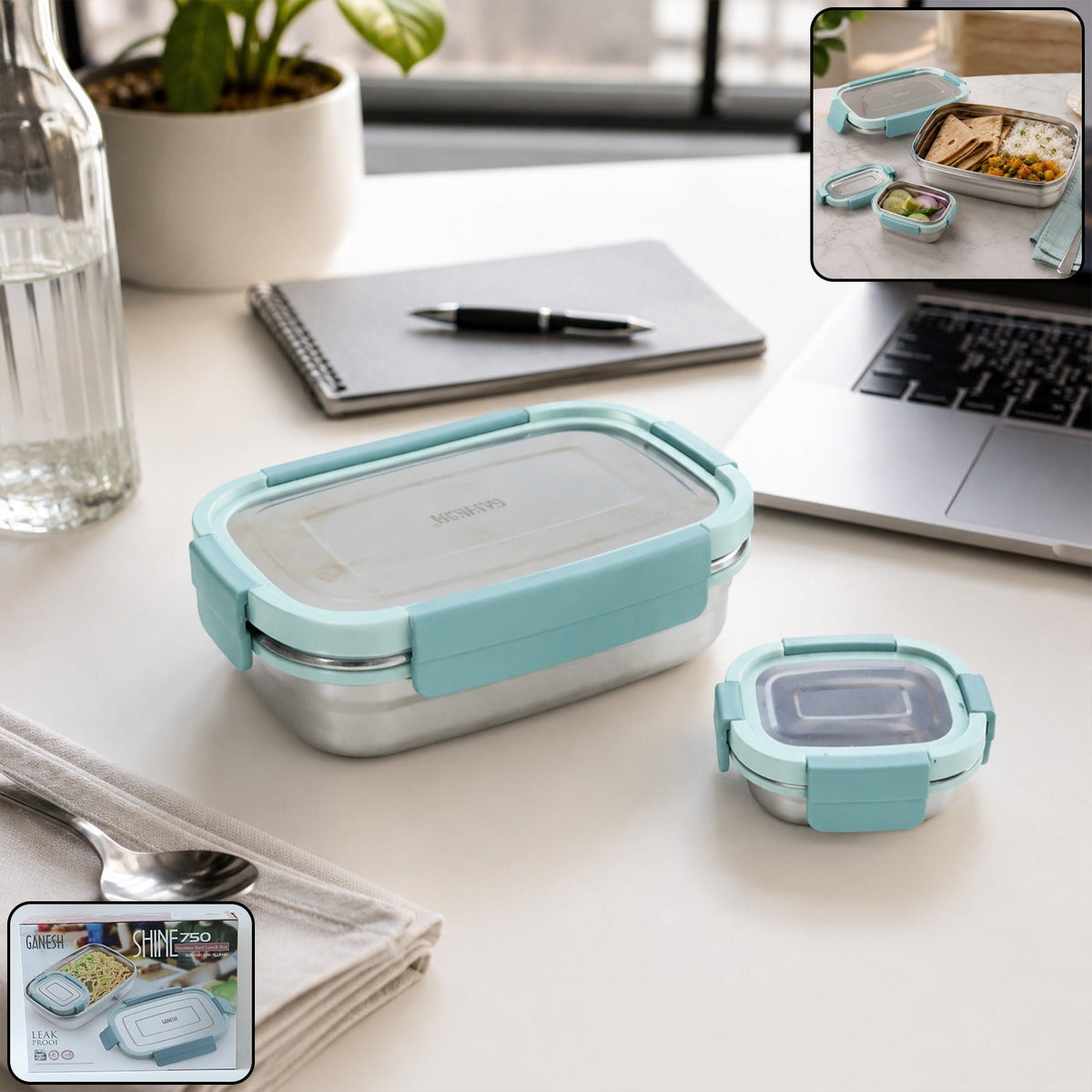 Stainless Steel Lunch Box Set