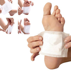 🎁 Detox Foot Pads with Ginger & Salt – 10 Pcs | Velvet Wellness