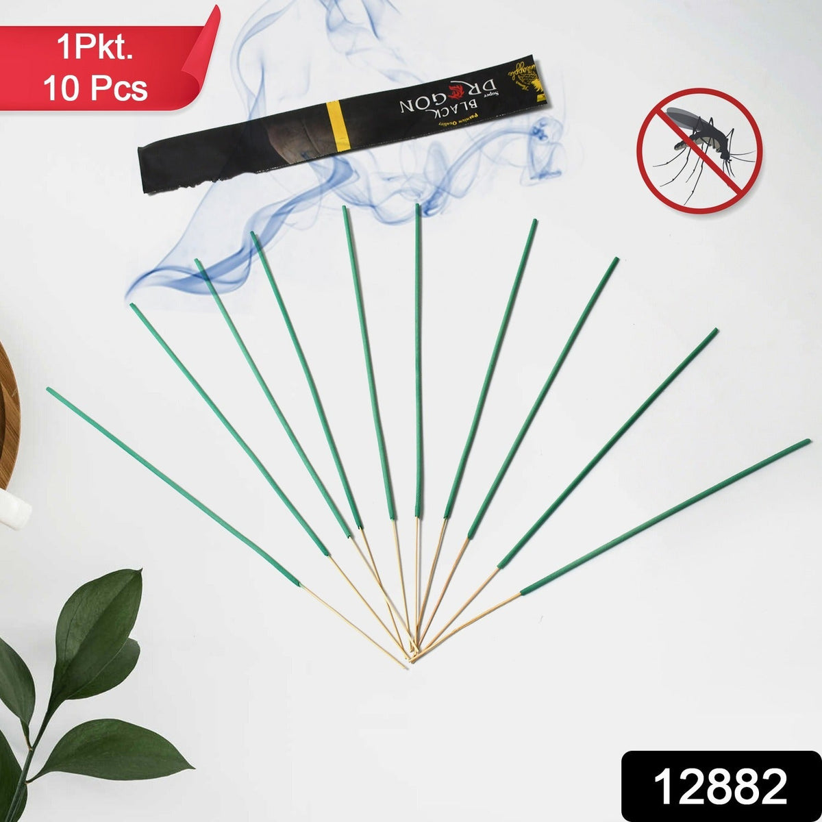 Herbal mosquito agarbatti sticks close-up