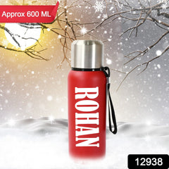 Customize Stainless Steel Water Bottle, Fridge Water Bottle, Stainless Steel Water Bottle Leak Proof, Rust Proof, Cold & Hot Thermos steel Bottle| Leak Proof | Office Bottle | Gym | Home | Kitchen | Hiking | Trekking | Travel Bottle (Approx 600ML)