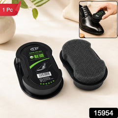 Leather care shoe shine sponge