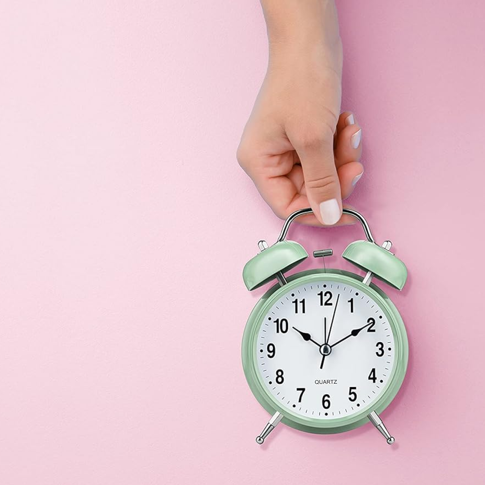 Twin-bell alarm clock in a gift package