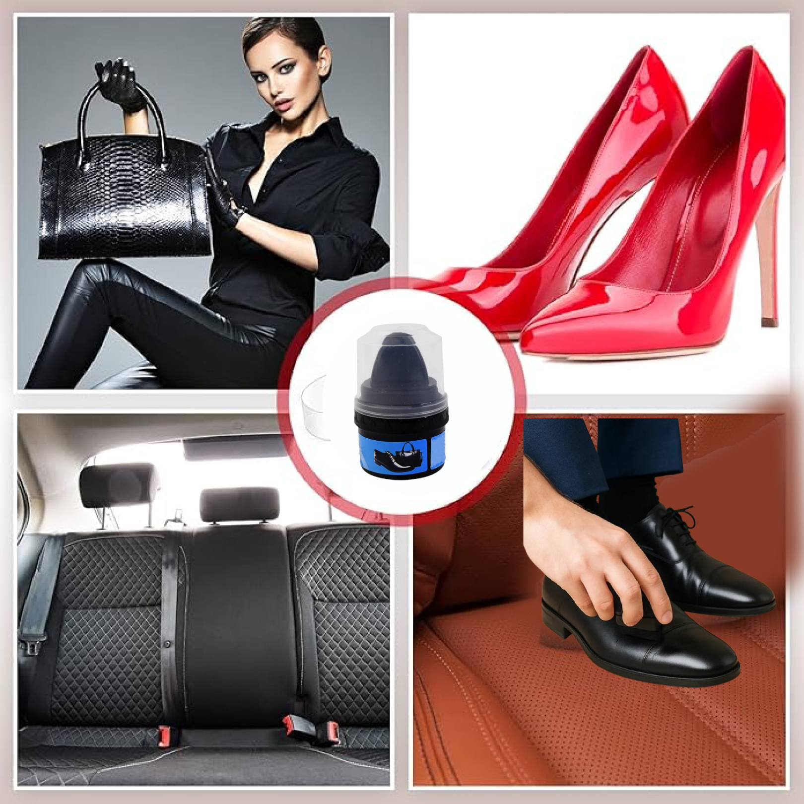 Travel kit including instant shoe shine sponge