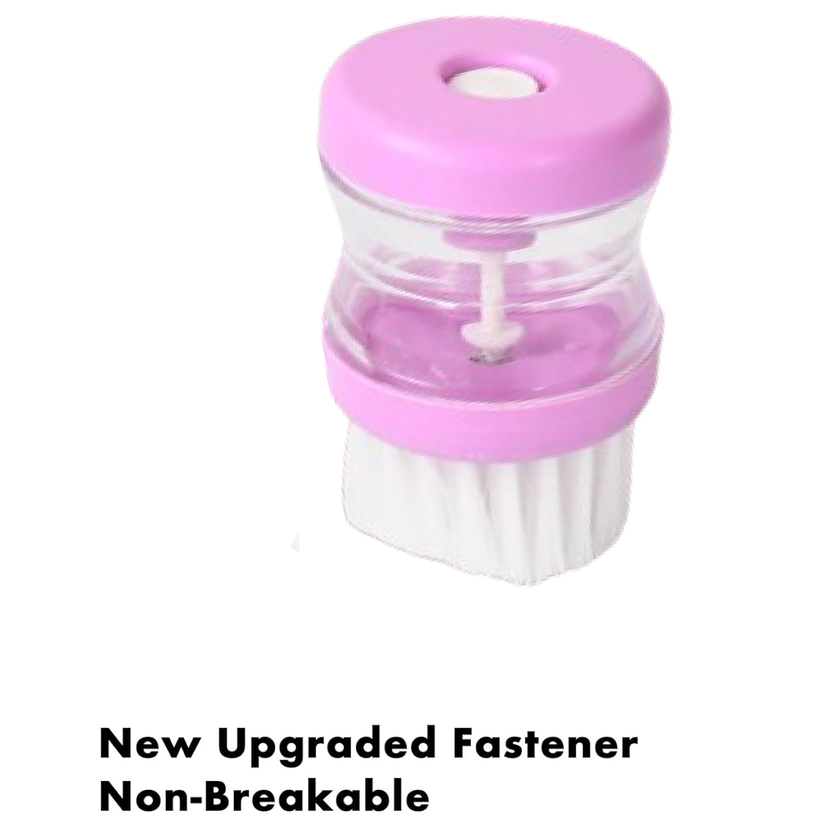 Ergonomic handle of the plastic wash basin brush
