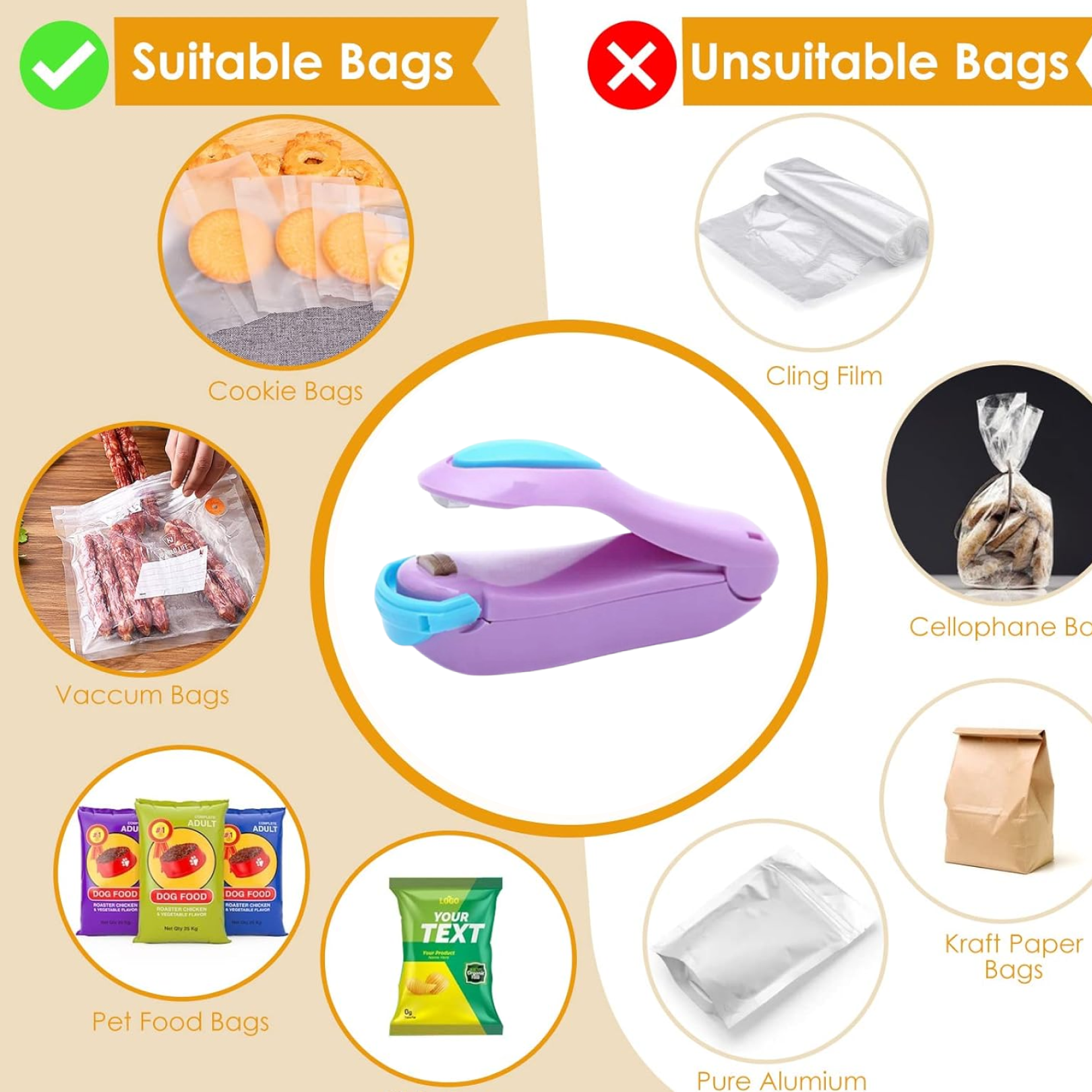 DeoDap Hand Held Mini Sealing Machine - packaging