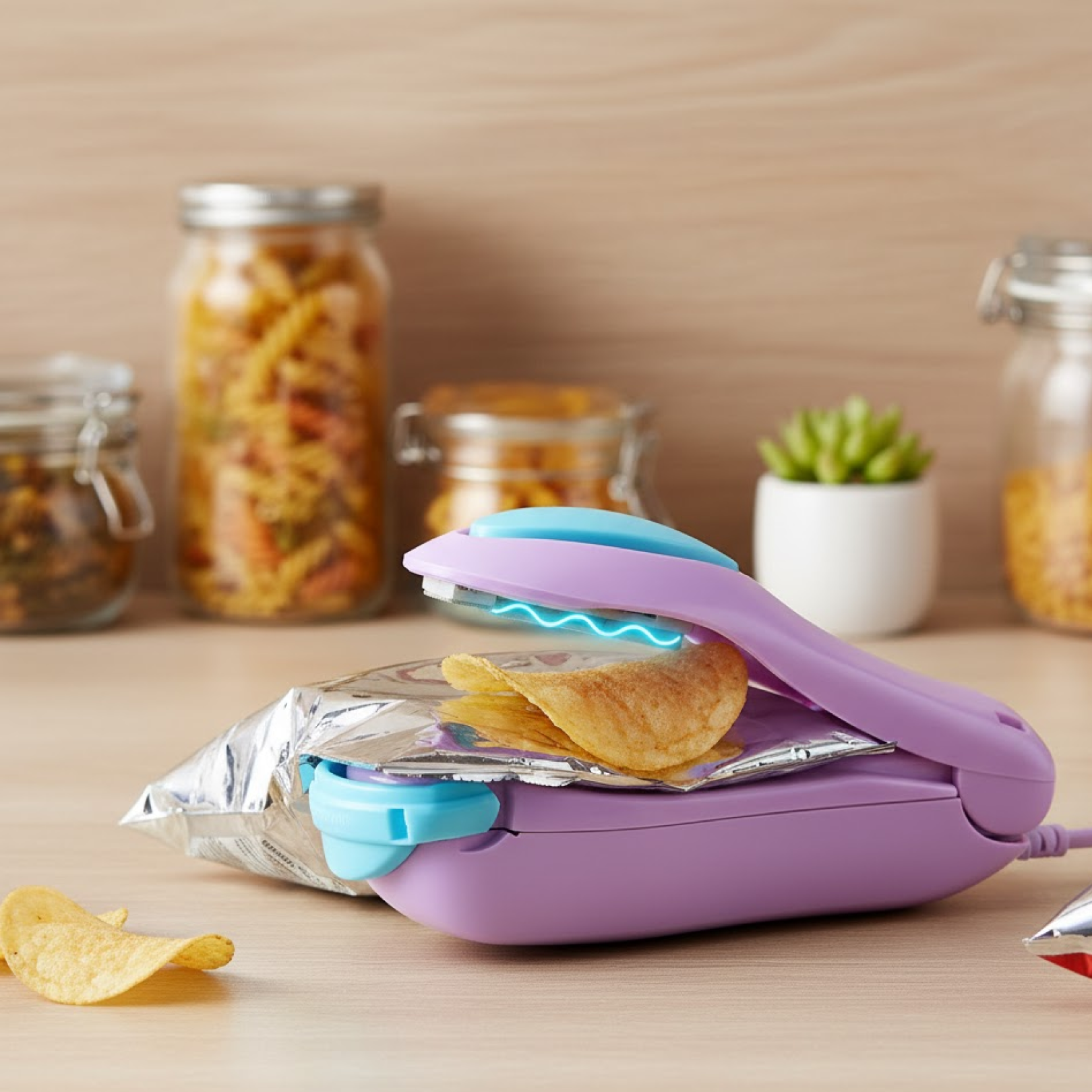 DeoDap Hand Held Mini Sealing Machine - scale