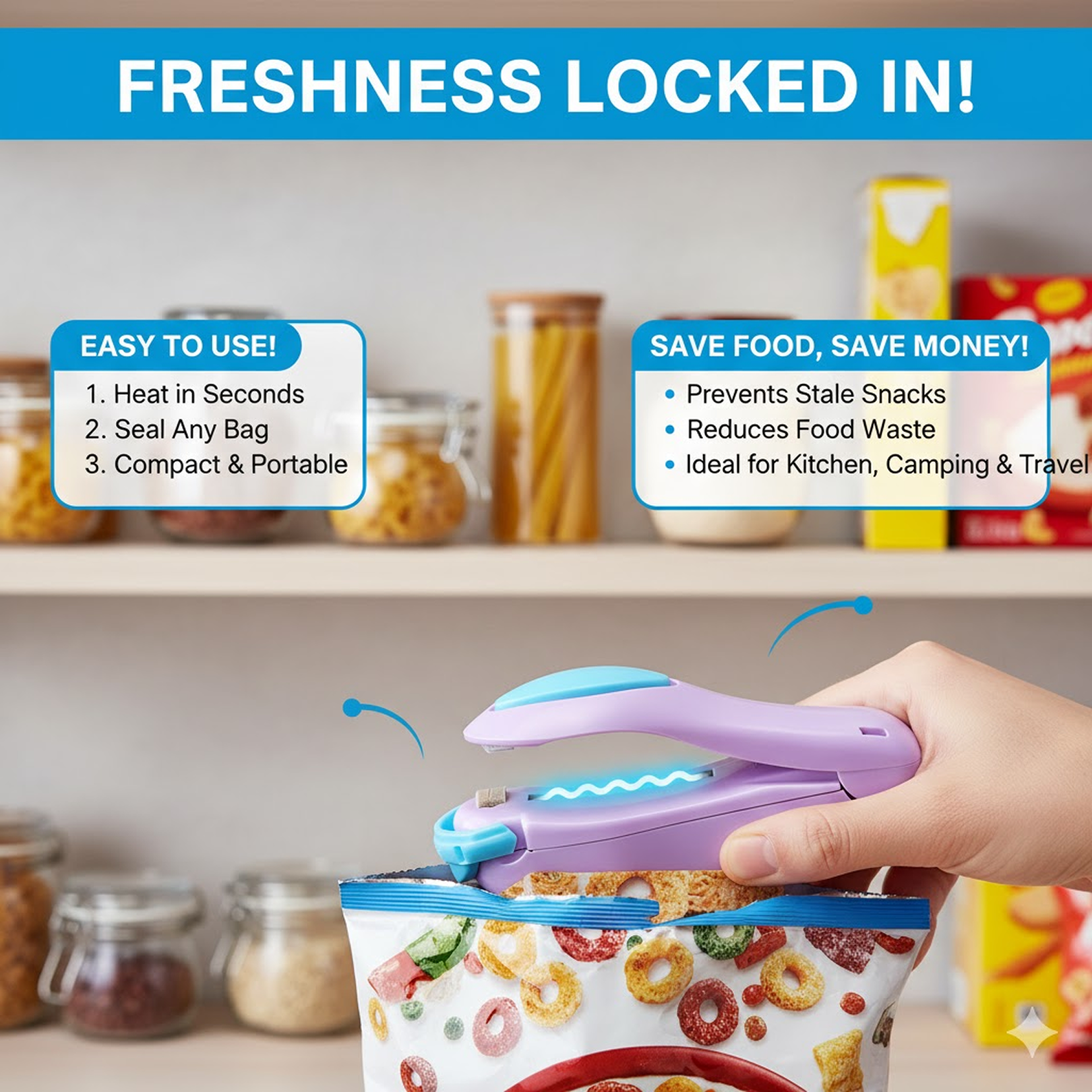 DeoDap Hand Held Mini Sealing Machine - specs