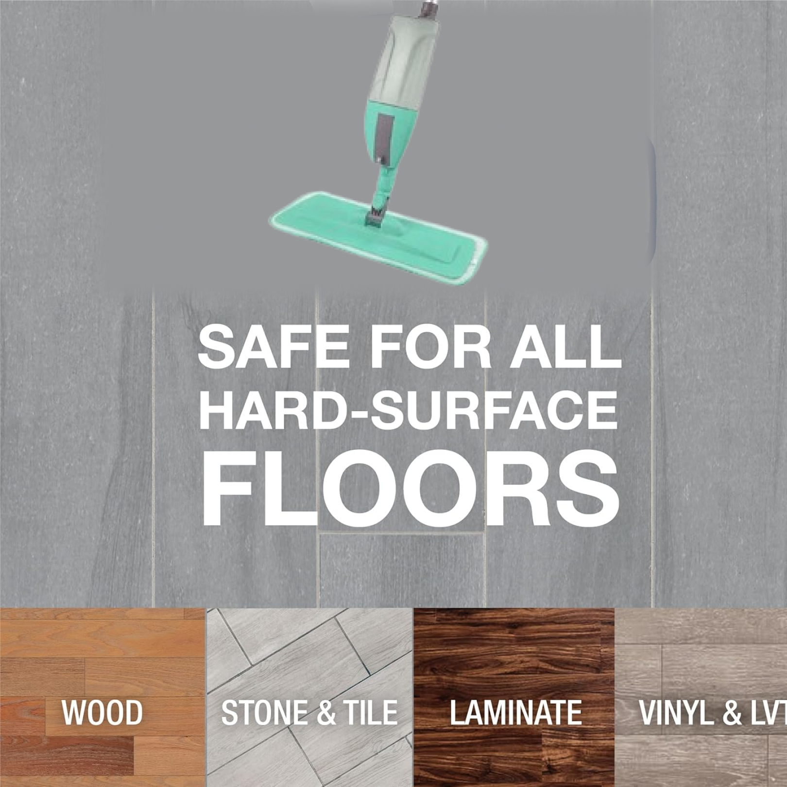 DeoDap 360 Degree Healthy Spray Mop Cleaning - key feature close-up