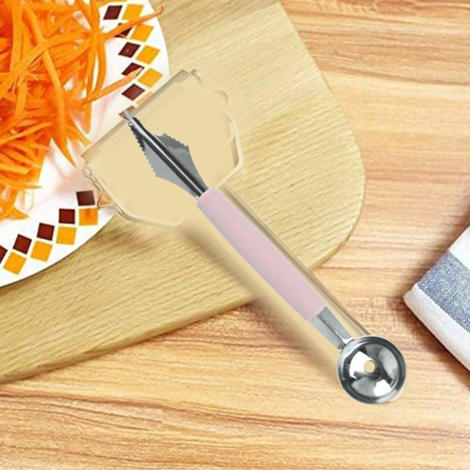Various fruit carving & peeling tool heads
