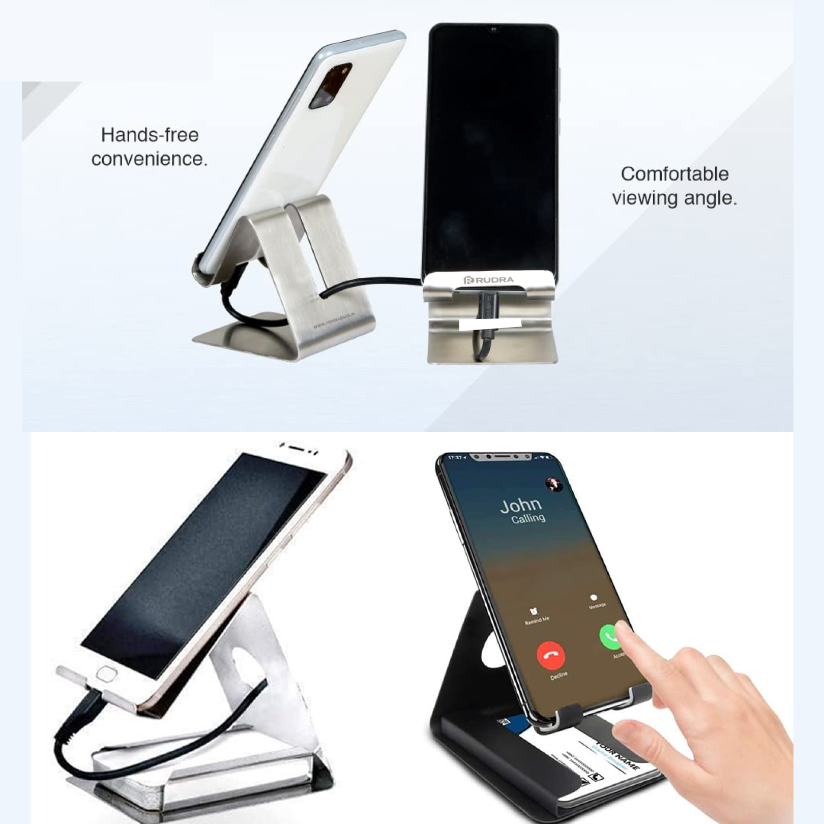 Mobile stand holder product side view