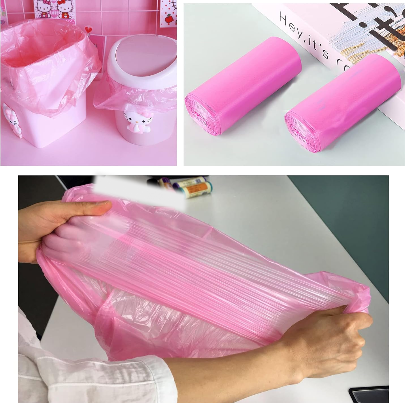Leak-proof garbage bags roll, 45x45 cm size