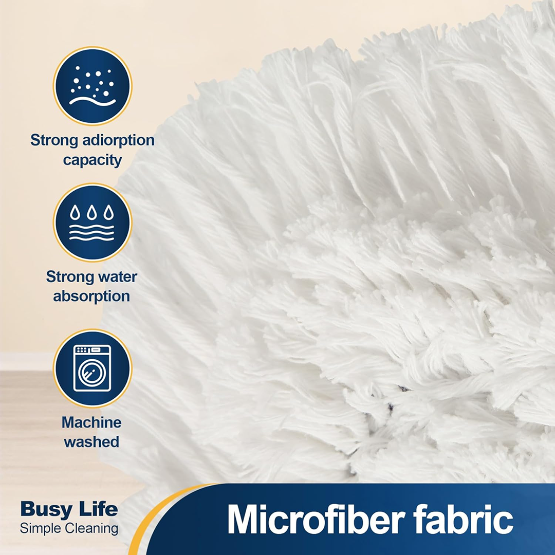 Flat hand mop suitable for multiple floor types