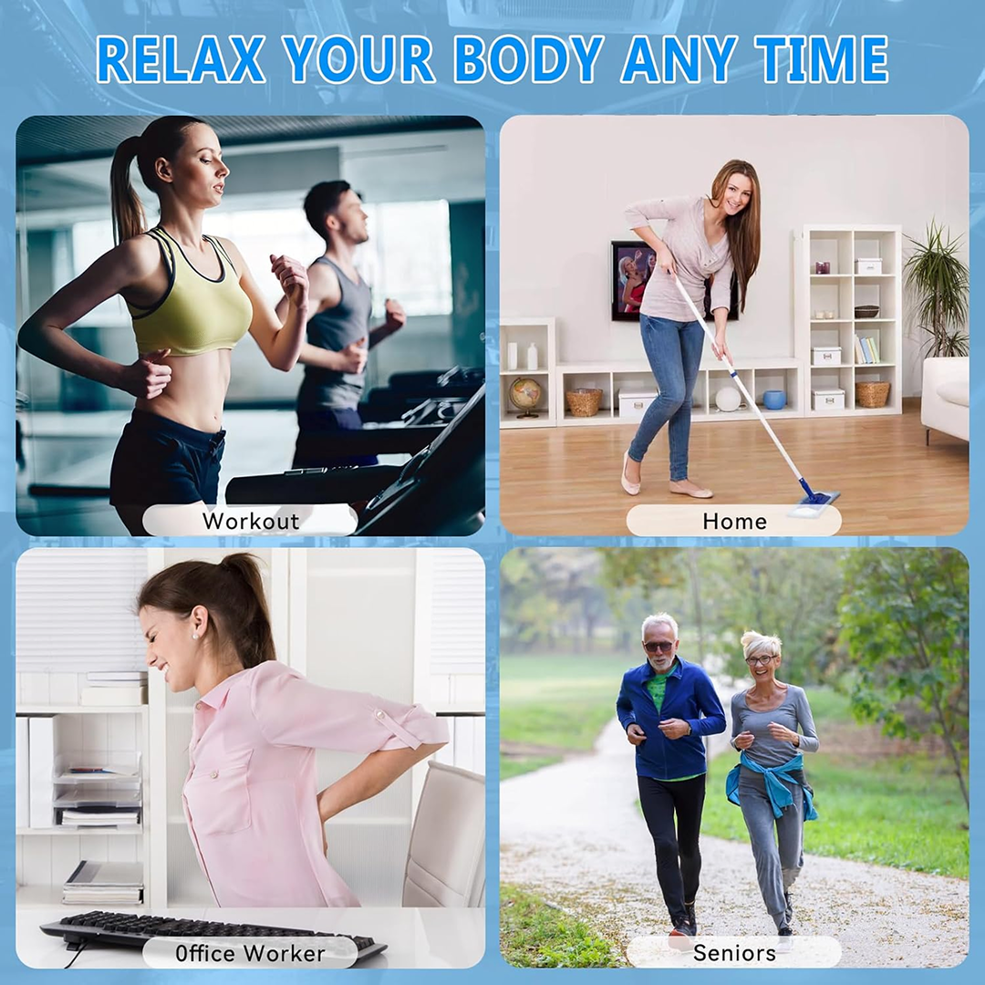 DeoDap Deep Tissue Percussion Body Massage Machine For Pain Relief - key feature close-up