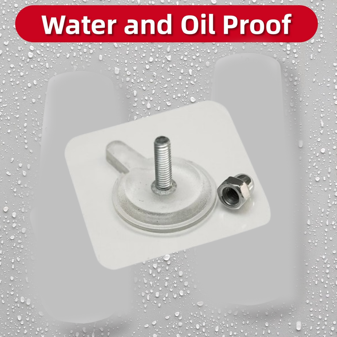 No-Drill Adhesive Wall Screw Hook